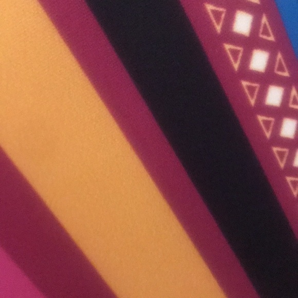 CALLIE Circus Flower: PolyScuba Flared Stripe Pant - Picture 9 of 9